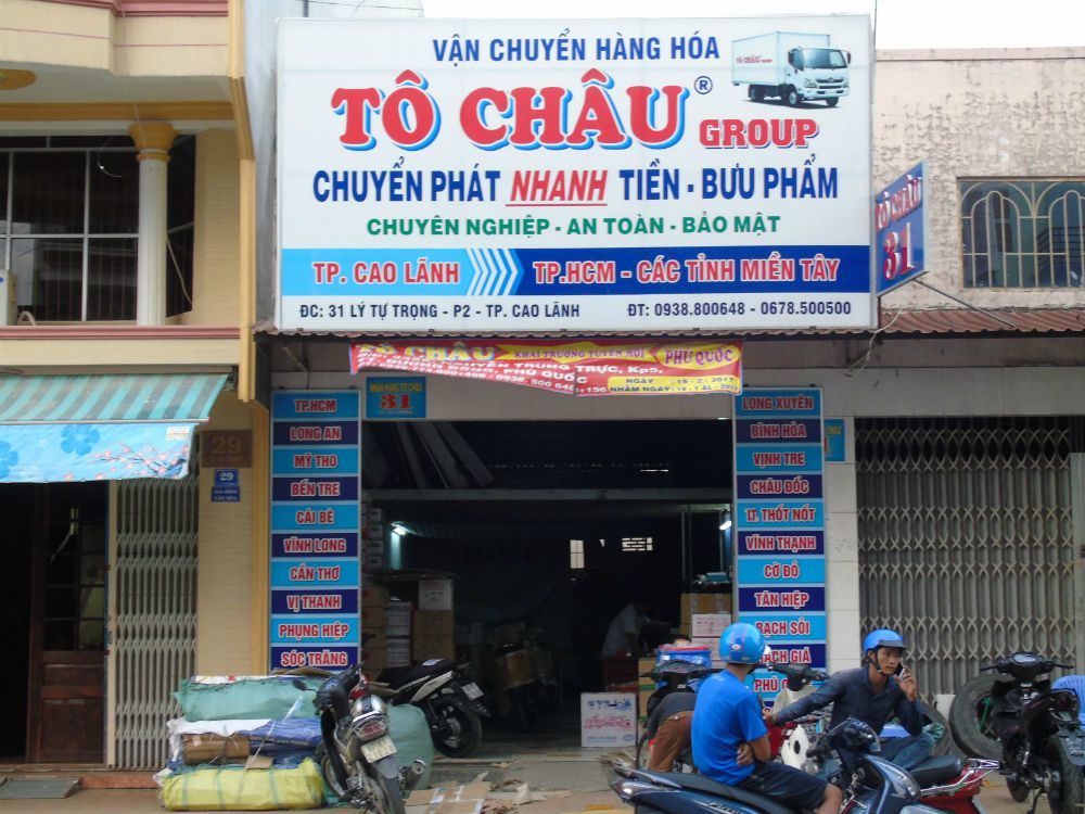 Chành xe, nhà xe Tô Châu Cần Thơ - Sài Gòn Cao Lãnh